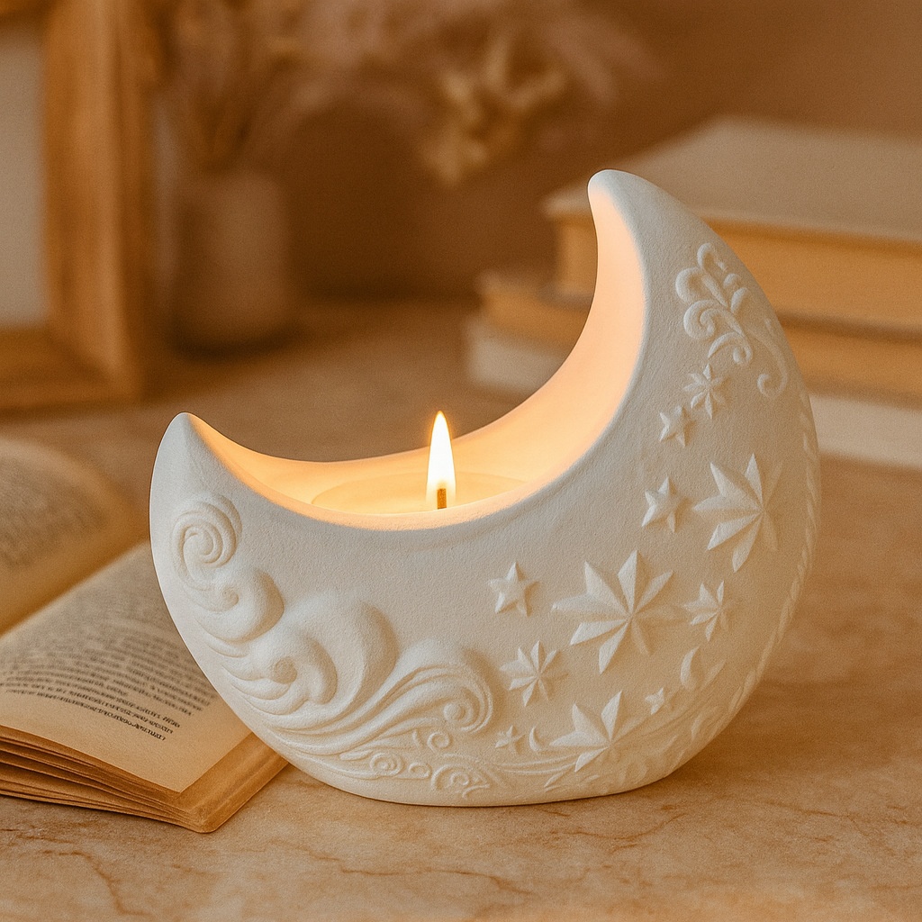 Candle Making Process - قالب راتنج الجبس ثلاثي الأبعاد بتصميم