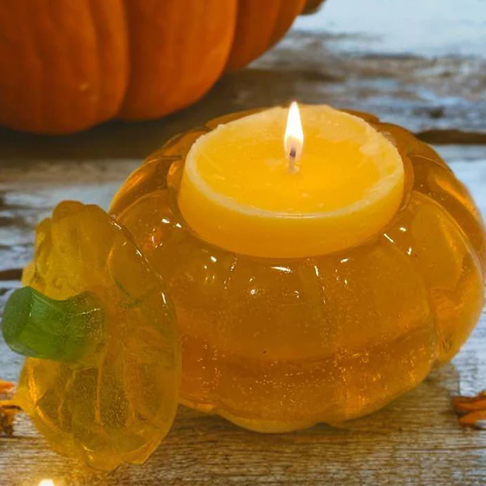 شمع جيلي جل أصفر شفاف 200 جرام - مراجعة Candle Making Workshop وسعره