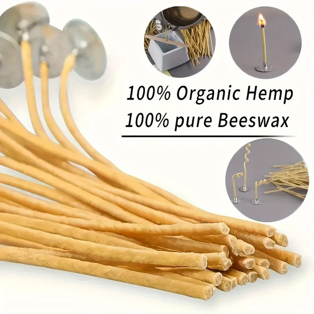 شمعة الفتائل 50 قطعة 8 بوصة ال - مراجعة Candle Making Workshop وسعره