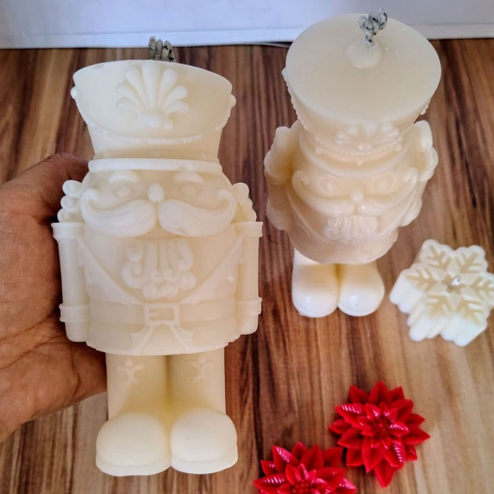 كسارة البندق الجندي سيليكون قا - مراجعة Candle Making Fat وسعره