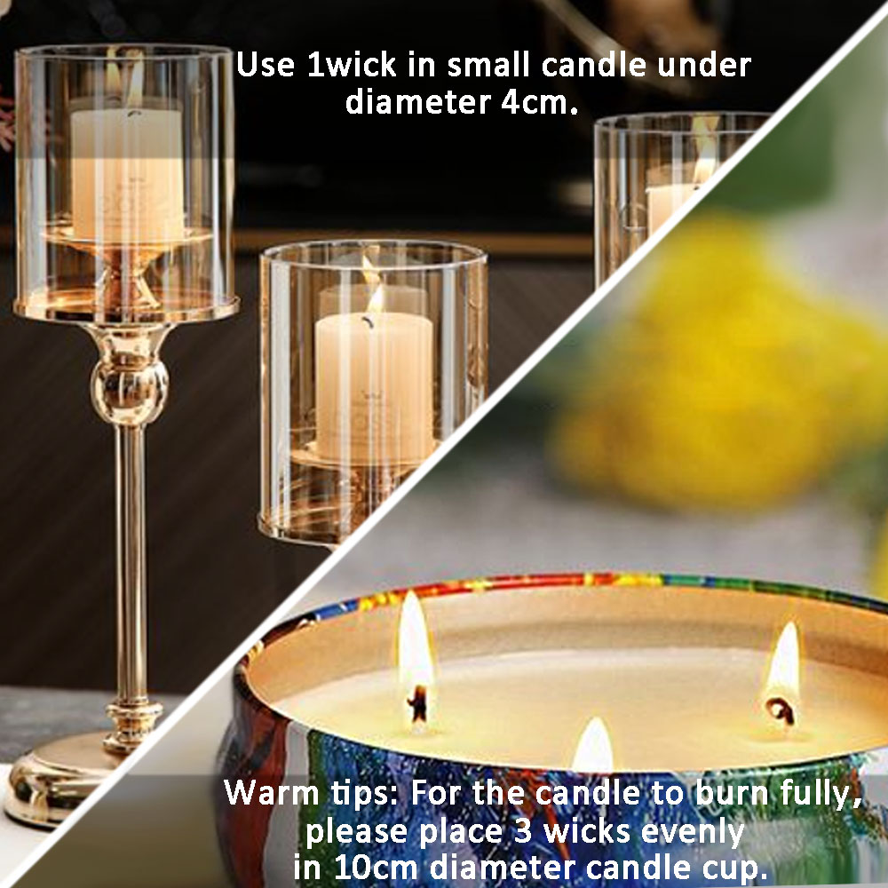 55 قطعة شمعة زهرة الفتيل الخشب - مراجعة Candle Making Workshop وسعره