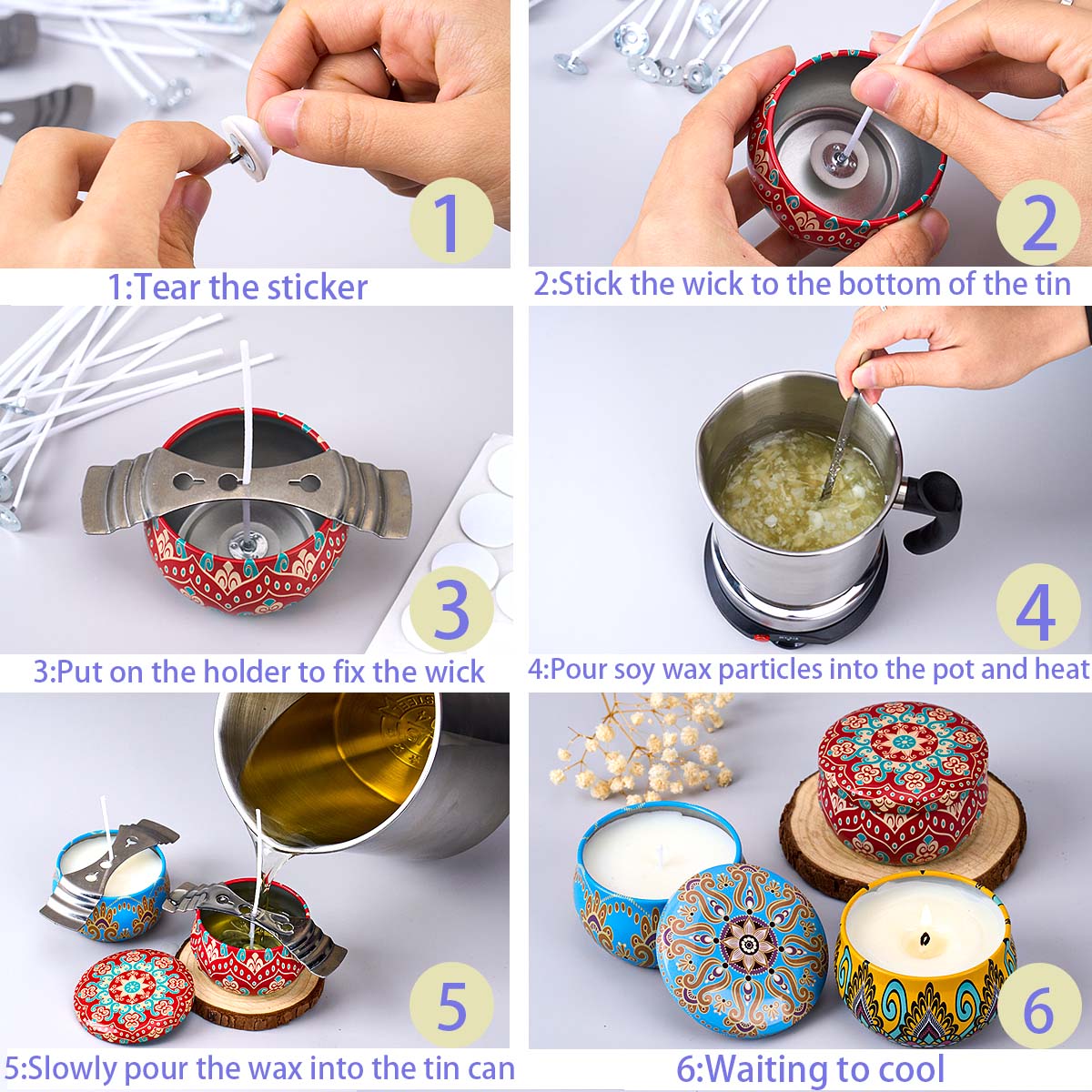 مجموعة أدوات صنع الشموع المعطر - مراجعة Candle Making Workshop وسعره